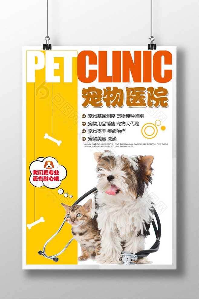 簡約可愛寵物醫院 | 新材料技術，全心守護愛寵健康